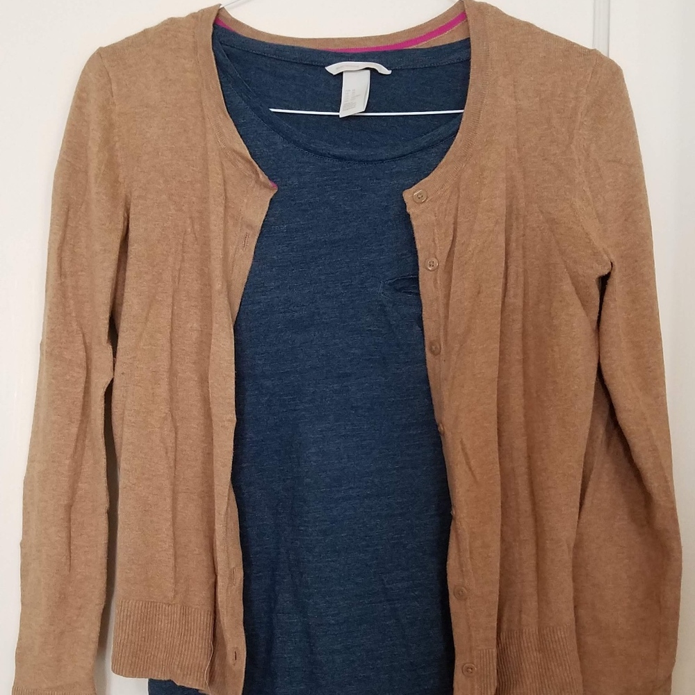 Merona tan cardigan